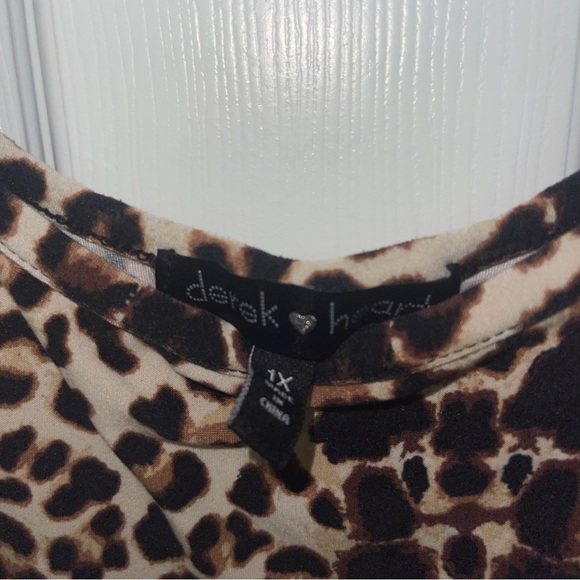 Derek Heart Cheetah Midi Dress - Picture 3 of 3